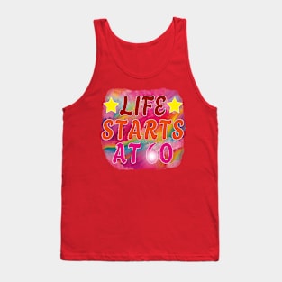 Happy 60th Birthday-Life starts at 60 Tank Top